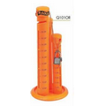 9"x3-1/2"x3-1/2" Orange Coin Bank